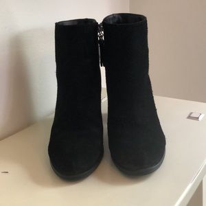 Leather and Suede Booties